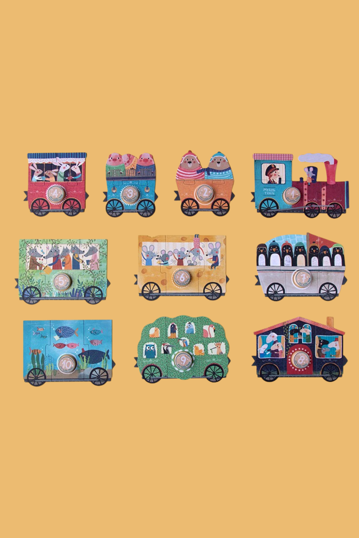 Puzzle | My little Train | 10 x 3 Teile