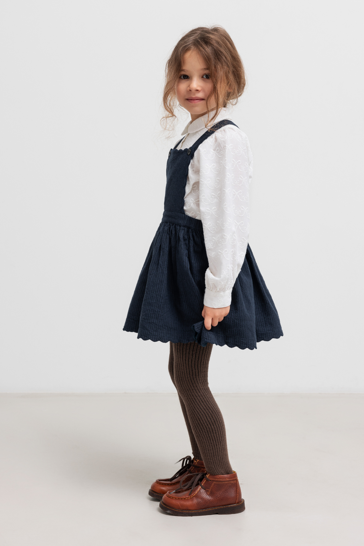 Kleid "Danara" | Dark Blue Stripe