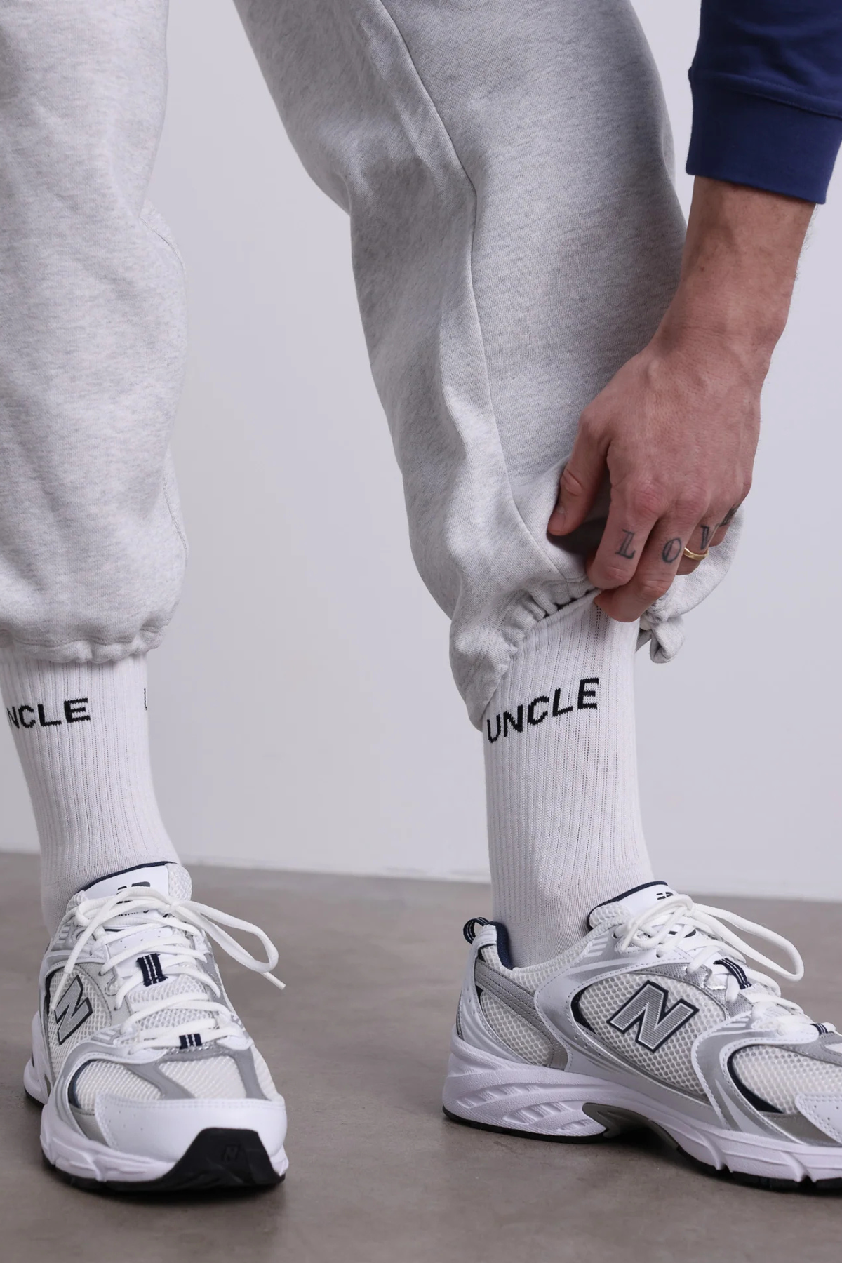 Socken "Uncle" | White