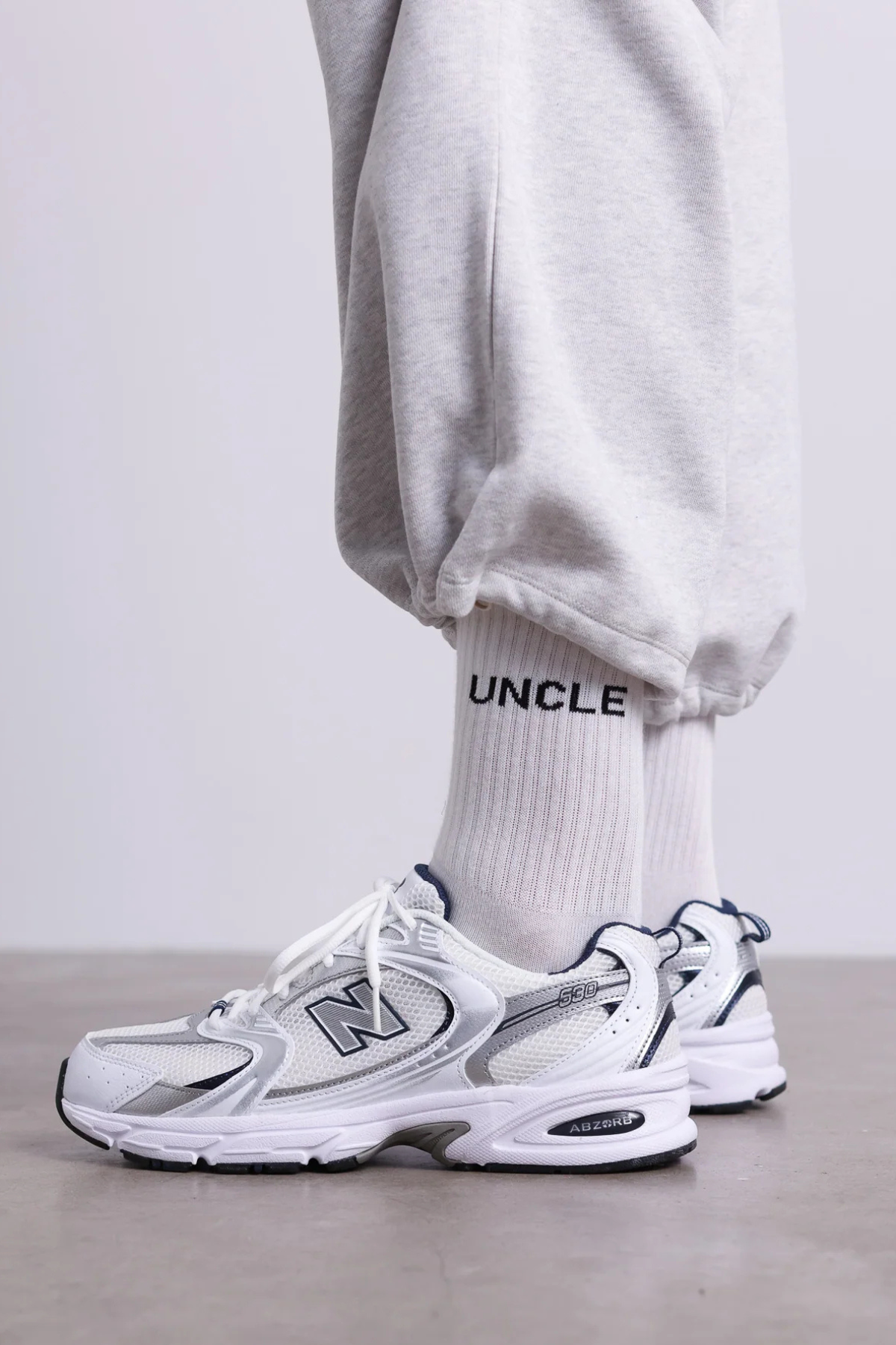 Socken "Uncle" | White