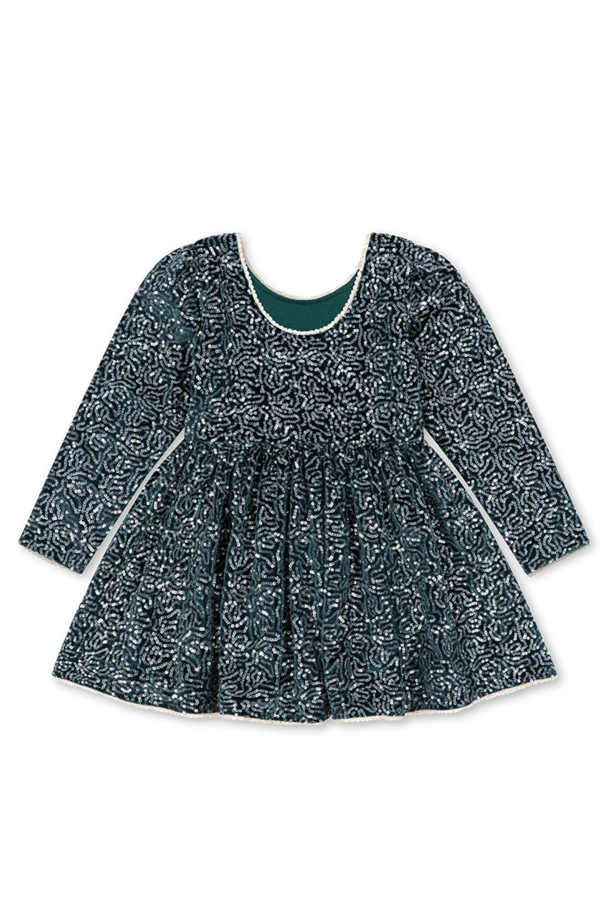 Paillettenkleid "Viola" | Green