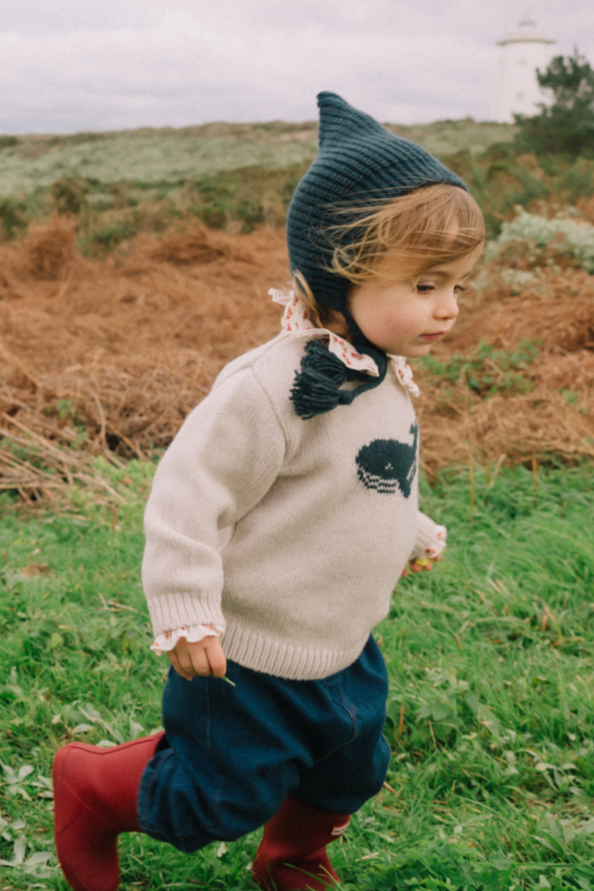 Strickpullover "Whale" für Babys aus Alpaka-Mix | NATURAL