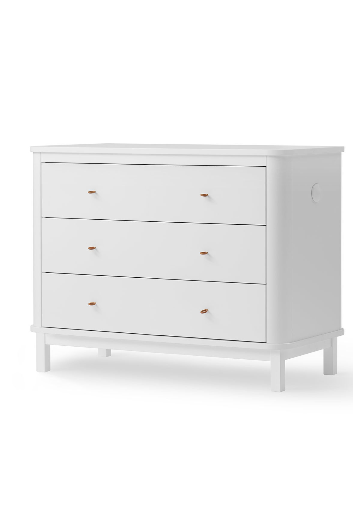Wickelkommode "Wood" mit 3 Schubladen | verschiedene Farben
