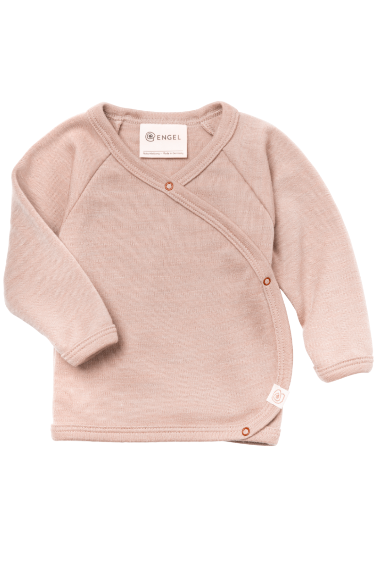 Langarm-Wickelshirt aus Wolle/Seide | verschiedene Farben