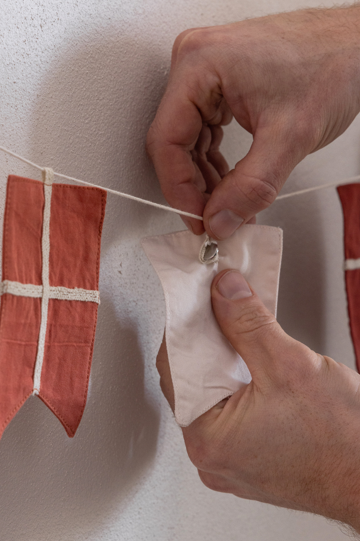 Geburtstagsgirlande Wimpel | rot