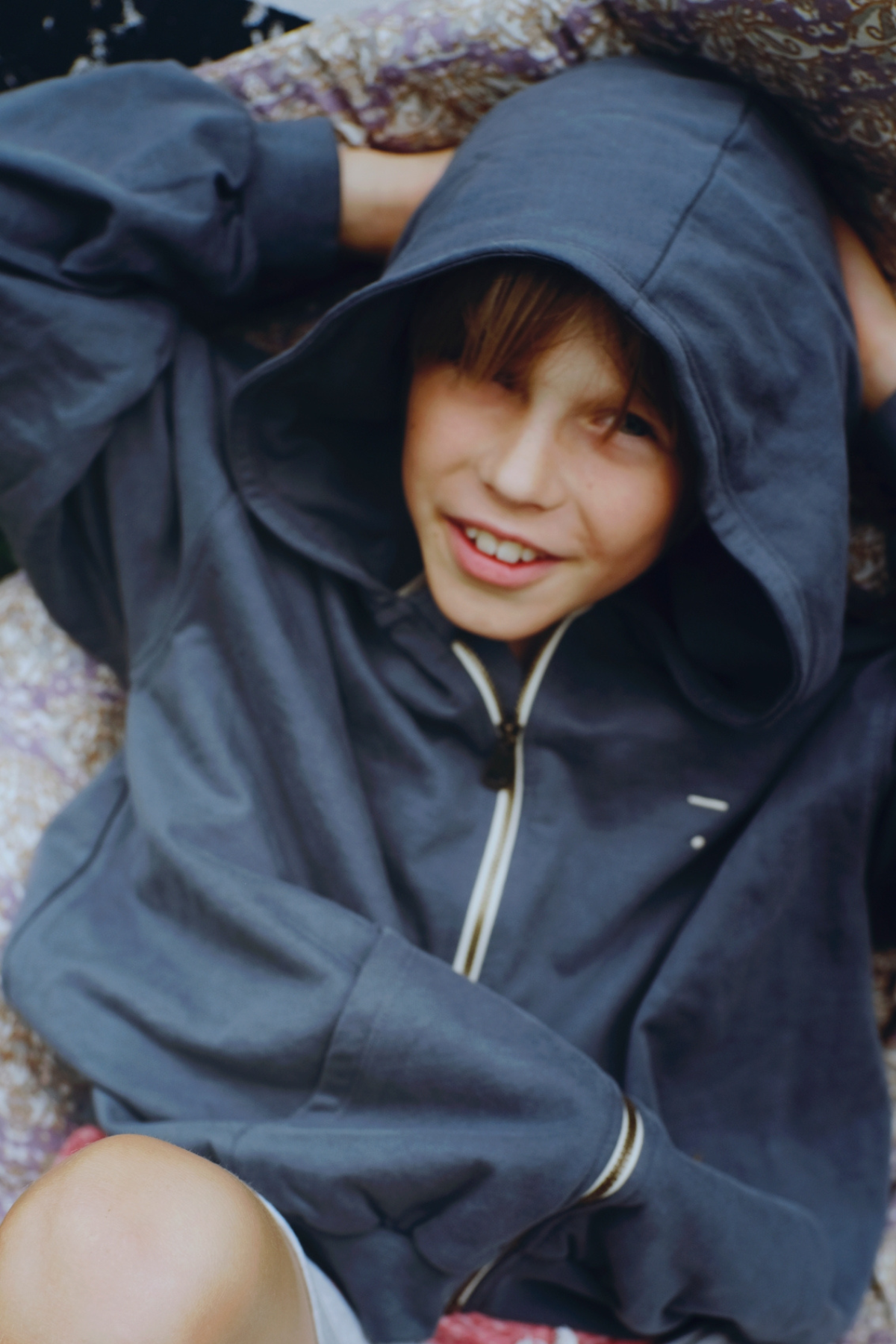 Kapuzen-Cardigan mit Reißverschluss | verschiedene Farben