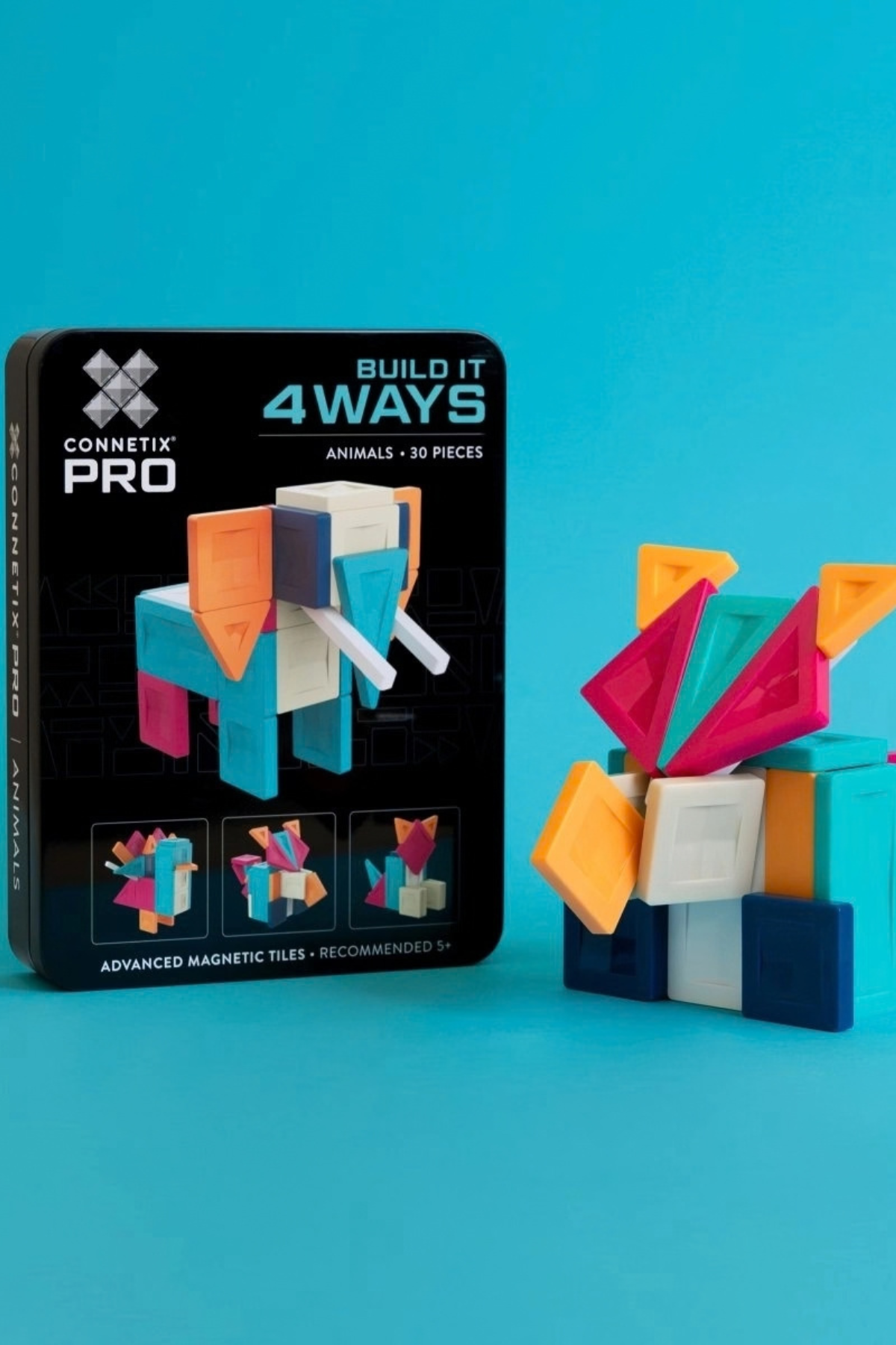 Magnetbausteine "Pro Build-It Animals" 30 Teile