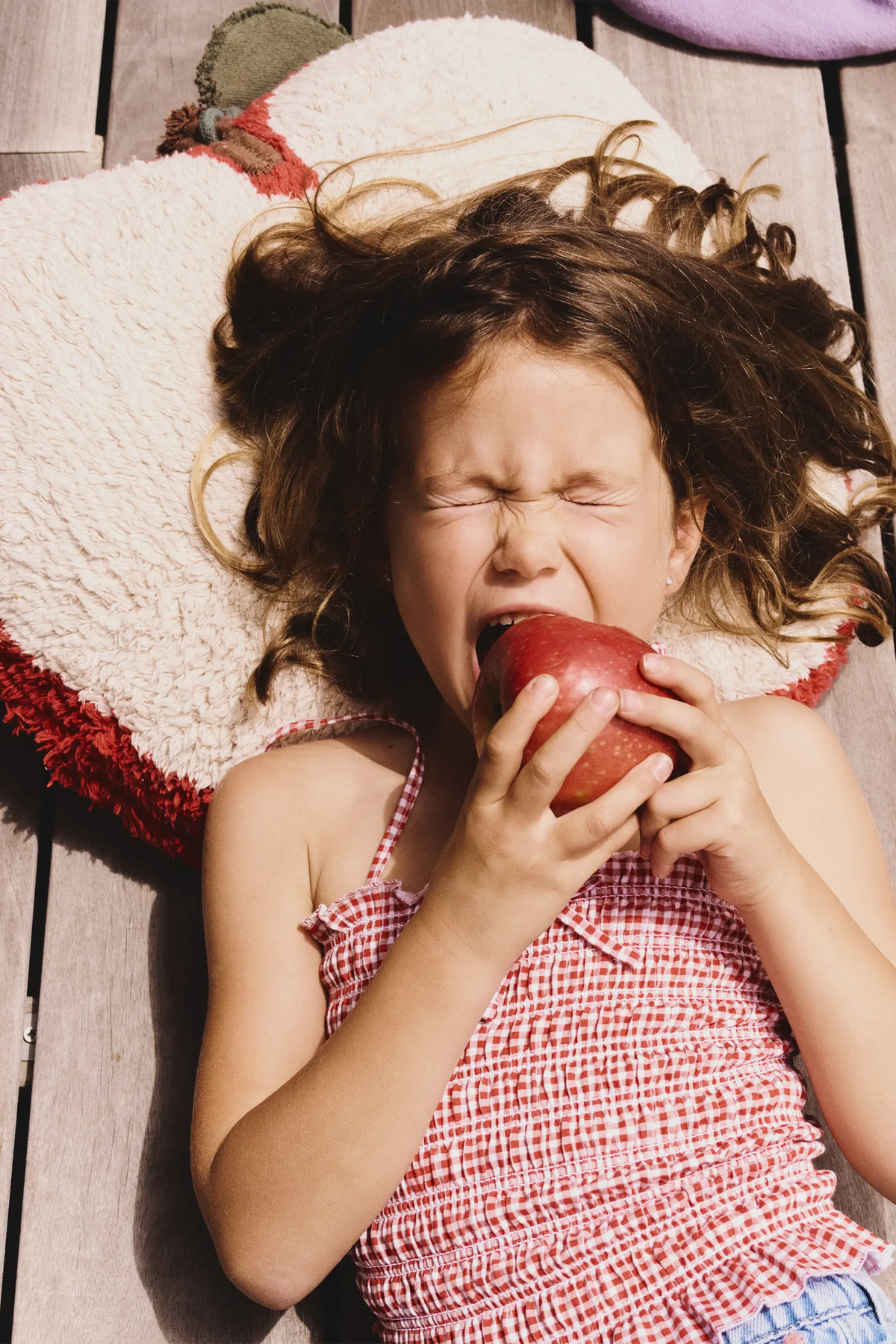 Bodenkissen Apple im Kinderzimmer