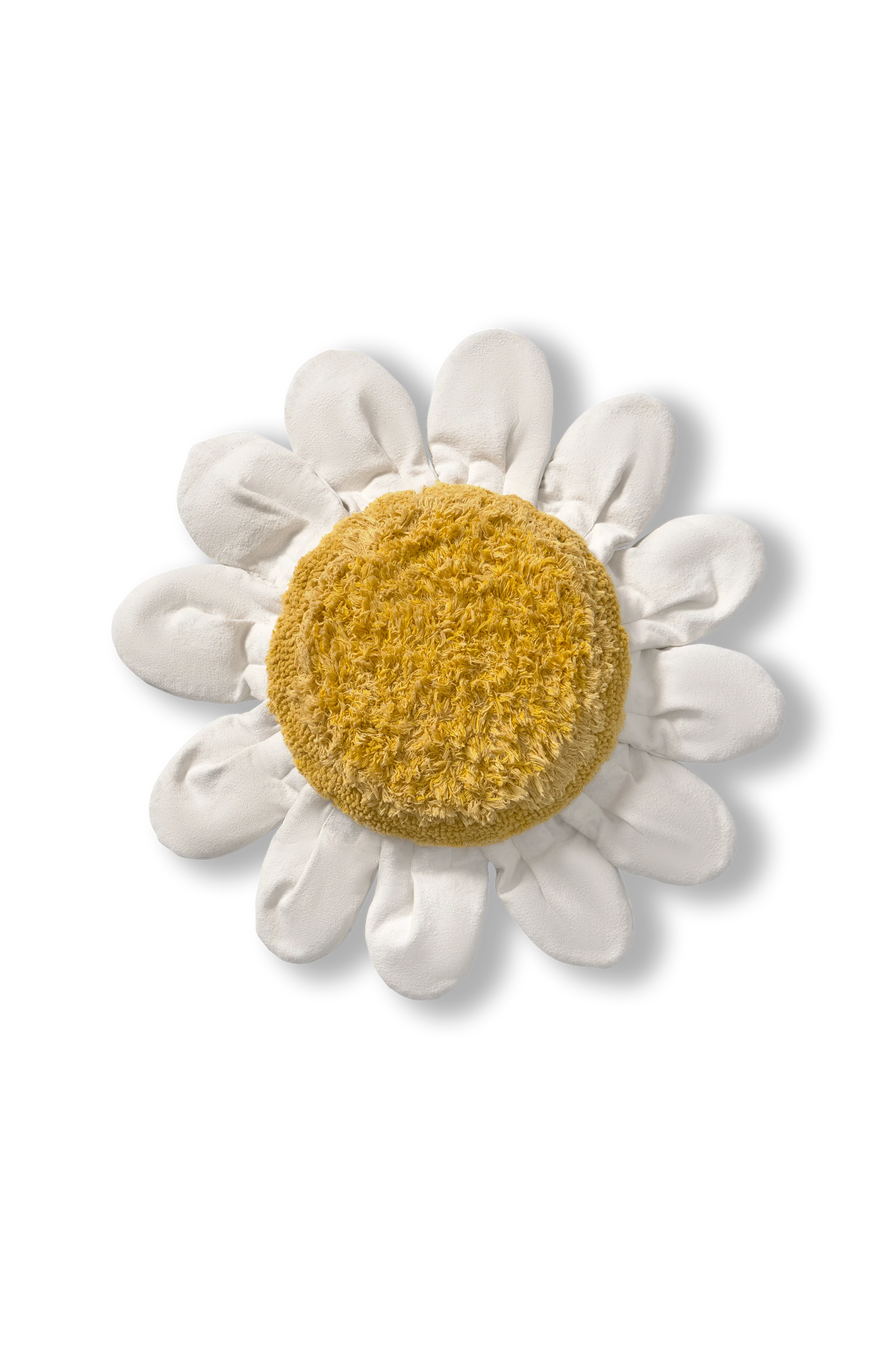 Bodenkissen White Daisy von Lorena Canals