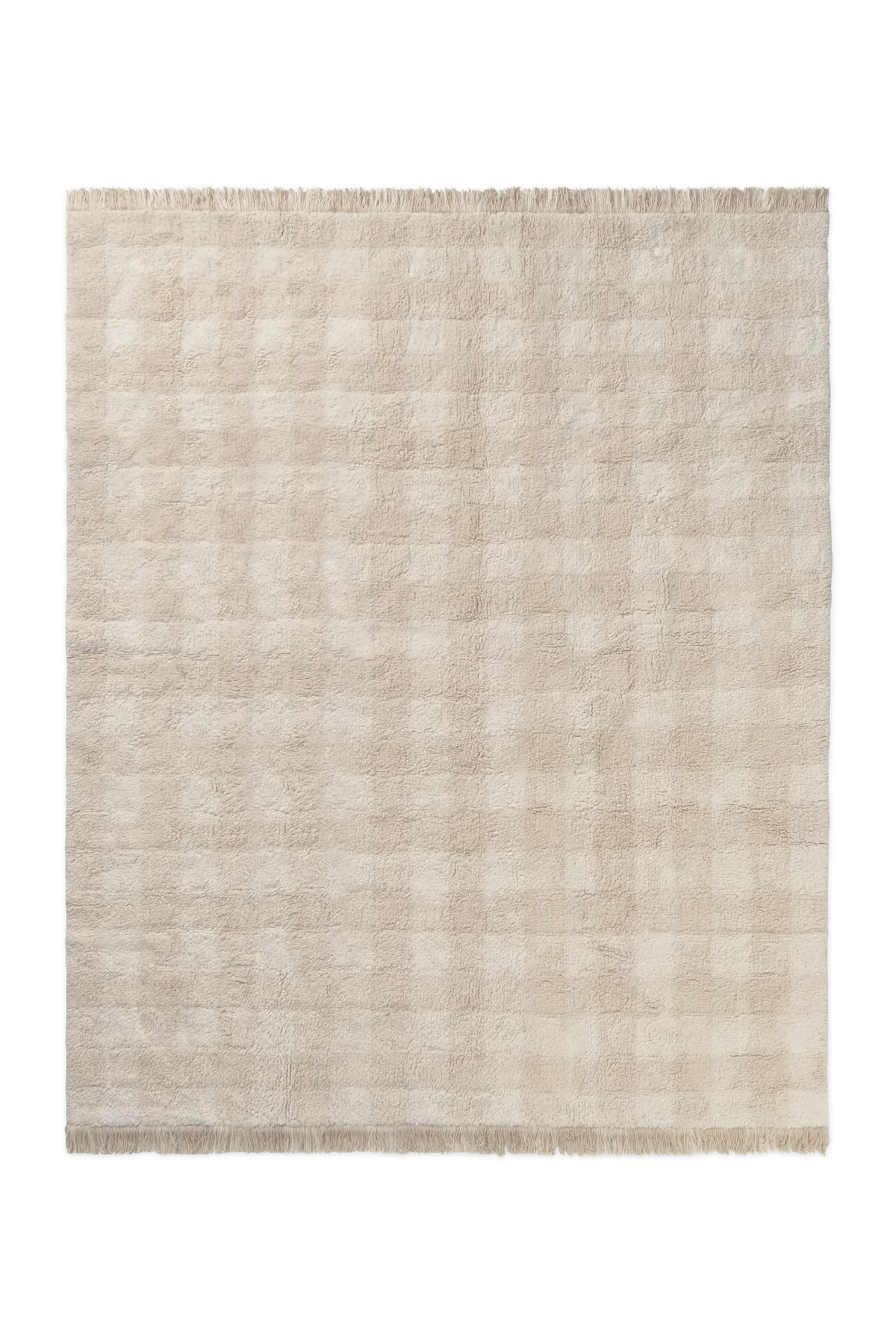 Waschbarer Teppich Vichy Ivory von Lorena Canals