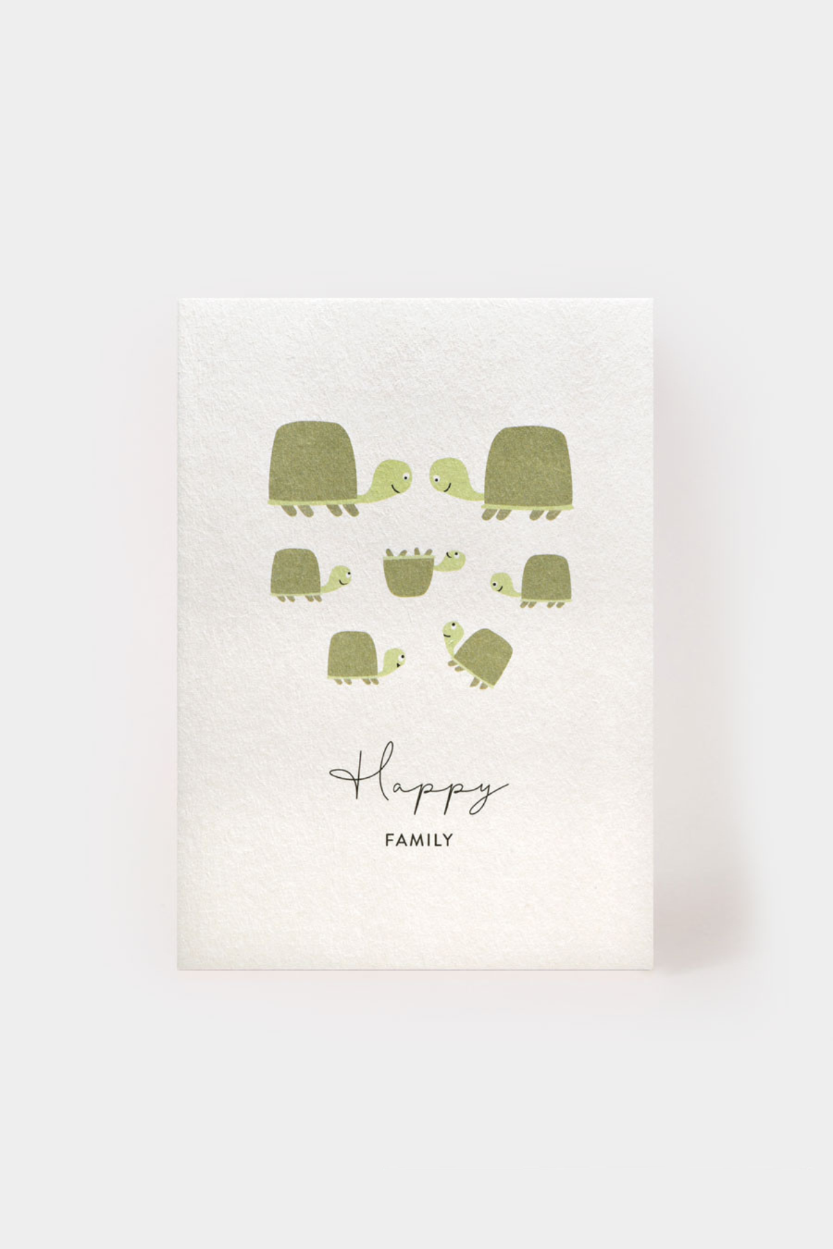 Postkarte "Happy family" - SYNCSON 